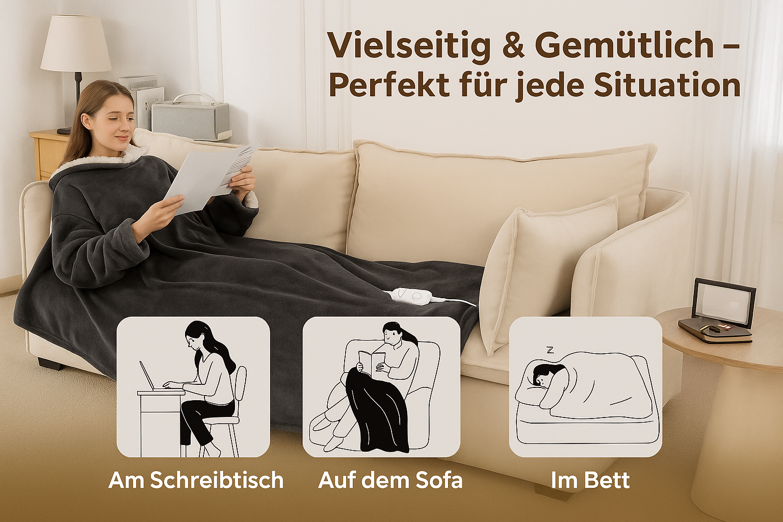 HypeHoodies™️Wearable Heizdecke