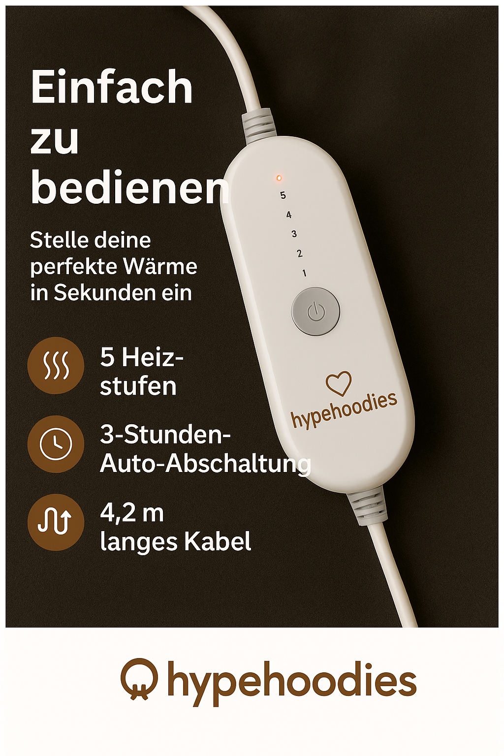 HypeHoodies™️Wearable Heizdecke