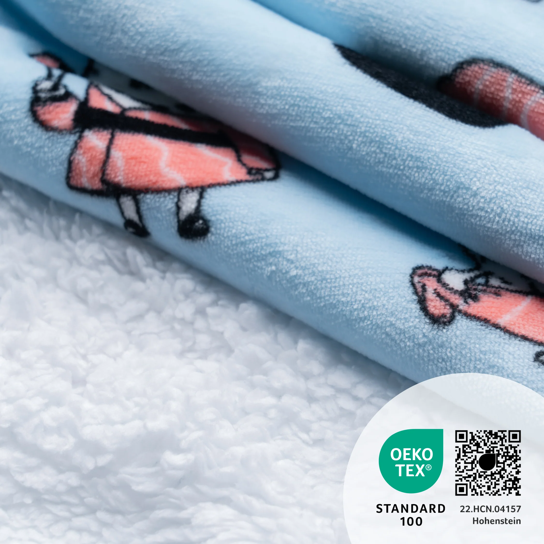 HypeHoodies™️Wohlfühldecke Marineblau