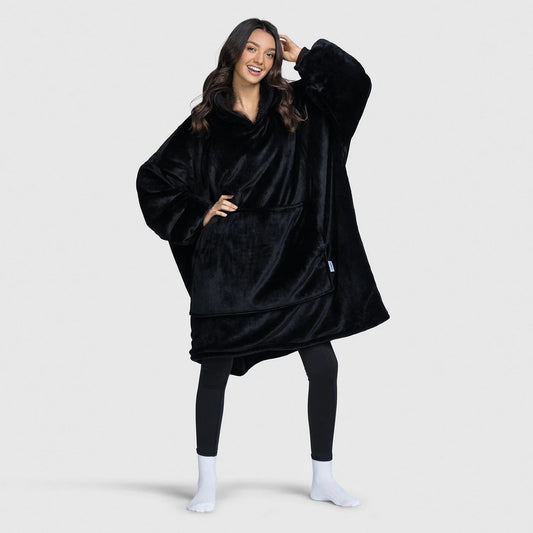 HypeHoodies™️Wohlfühldecke Schwarz