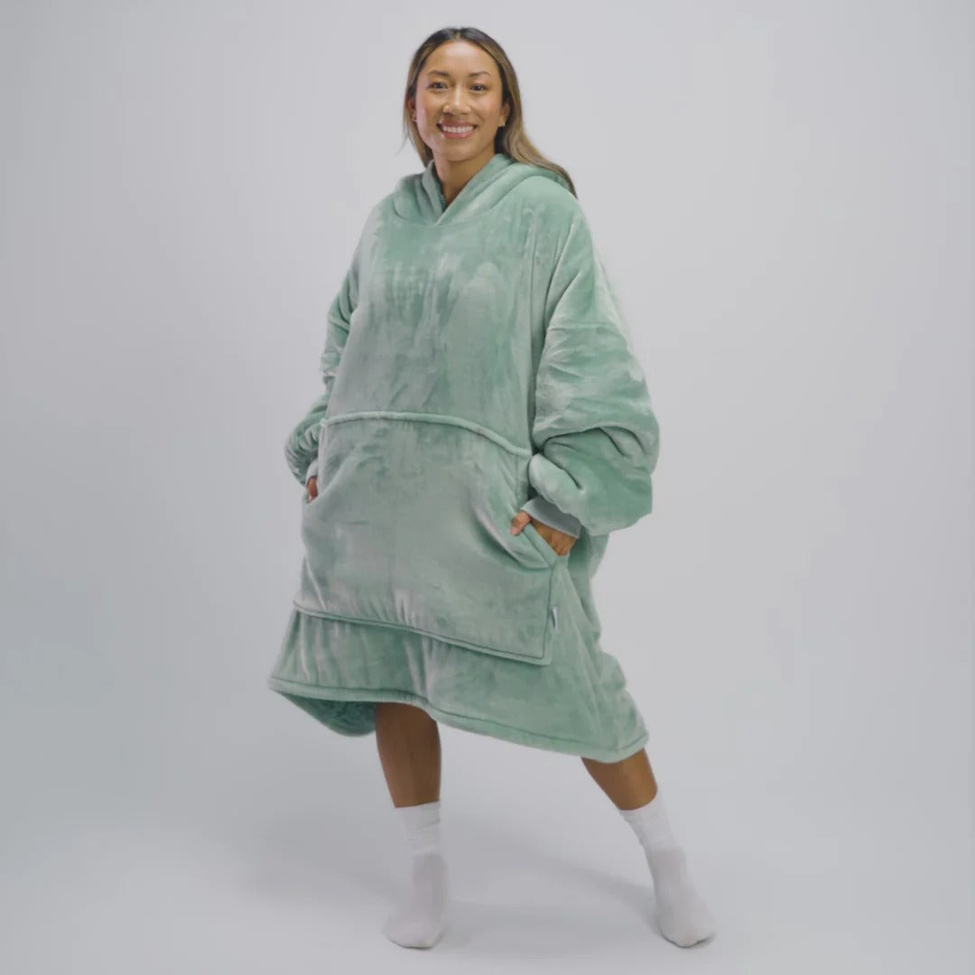 HypeHoodies™️Wohlfühldecke Marineblau